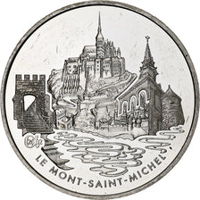 Francia, 1 1/2 Euro, Mont Saint-Michel, 2002, Monnaie de Paris, BE, EBC+, Plata
