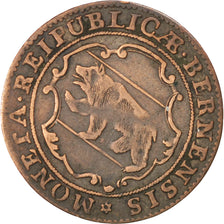 SWISS CANTONS, 1/2 Batzen, 1720, Bern, KM #91, VF(30-35), Billon, 23, 1.47