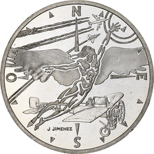 Francia, 10 Francs, Conquête de l'air, 2000, Monnaie de Paris, BE, Argento