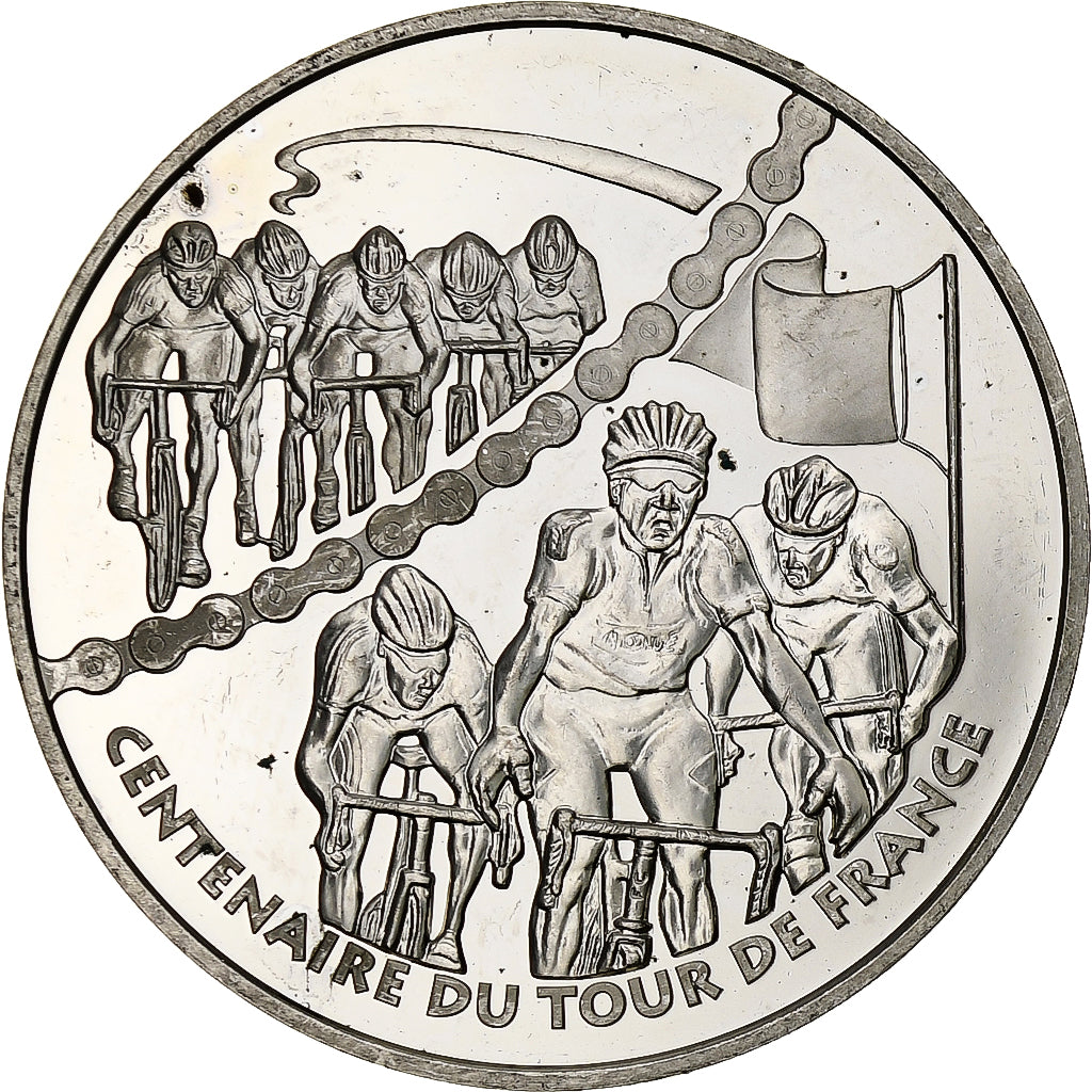 Frankreich, 1 1/2 Euro, Sprint, 2003, Monnaie de Paris, BE, VZ+, Silber, KM:1324