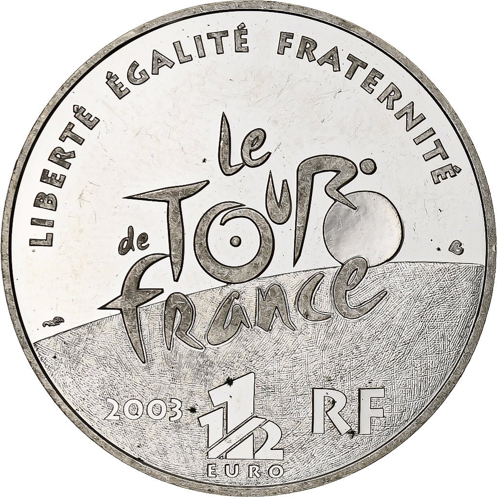 Frankreich, 1 1/2 Euro, Sprint, 2003, Monnaie de Paris, BE, VZ+, Silber, KM:1324
