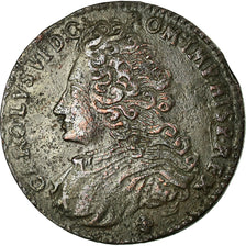 Monnaie, Belgique, Liard, 1712, Bruges, TTB, Cuivre