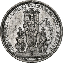 Francia, ficha, Franc-Maçonnerie, Isis, 1808, BB, Zinco, Labouret:263