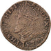 Belgium, Liard, 1593, Bois-Le-Duc, VF(20-25), Copper, 4.82