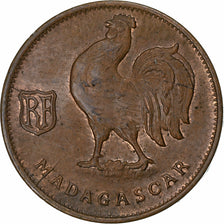 Madagascar, France libre, 50 Centimes, 1943, Pretoria, Bronze, TTB+, KM:1