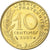 Francja, 10 Centimes, Marianne, 2000, Monnaie de Paris, Proof, Aluminium-Brąz