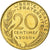 France, 20 Centimes, Marianne, 2000, Monnaie de Paris, BE, Bronze-Aluminium