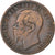 Moneta, Italia, Vittorio Emanuele II, 10 Centesimi, 1866, Naples, MB, Rame