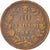 Moneta, Italia, Vittorio Emanuele II, 10 Centesimi, 1866, Naples, MB, Rame