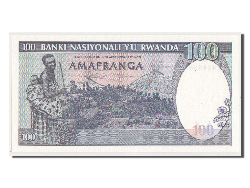 Billete, 100 Francs, 1982, Ruanda, UNC