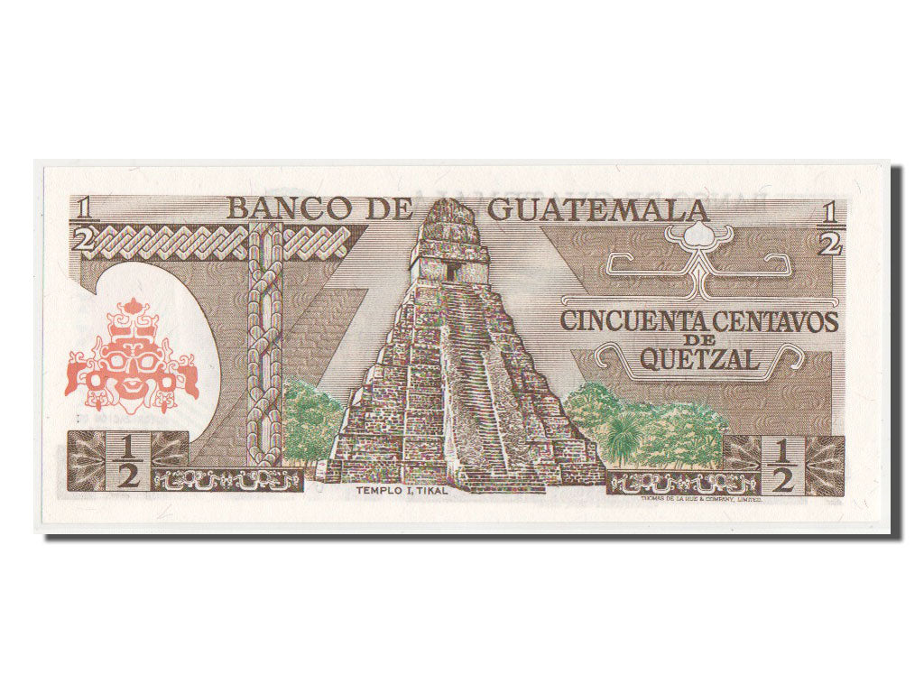 Guatemala, 1/2 Quetzal, 1982, KM #58c, UNC(64), V8202968