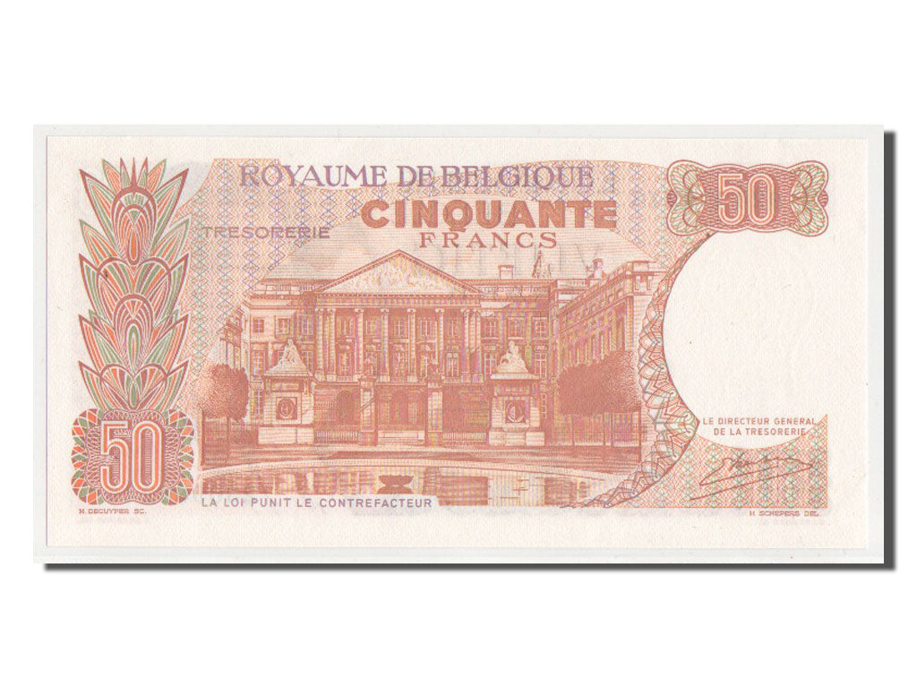 Belgium, 50 Francs, 1966, UNC(63)
