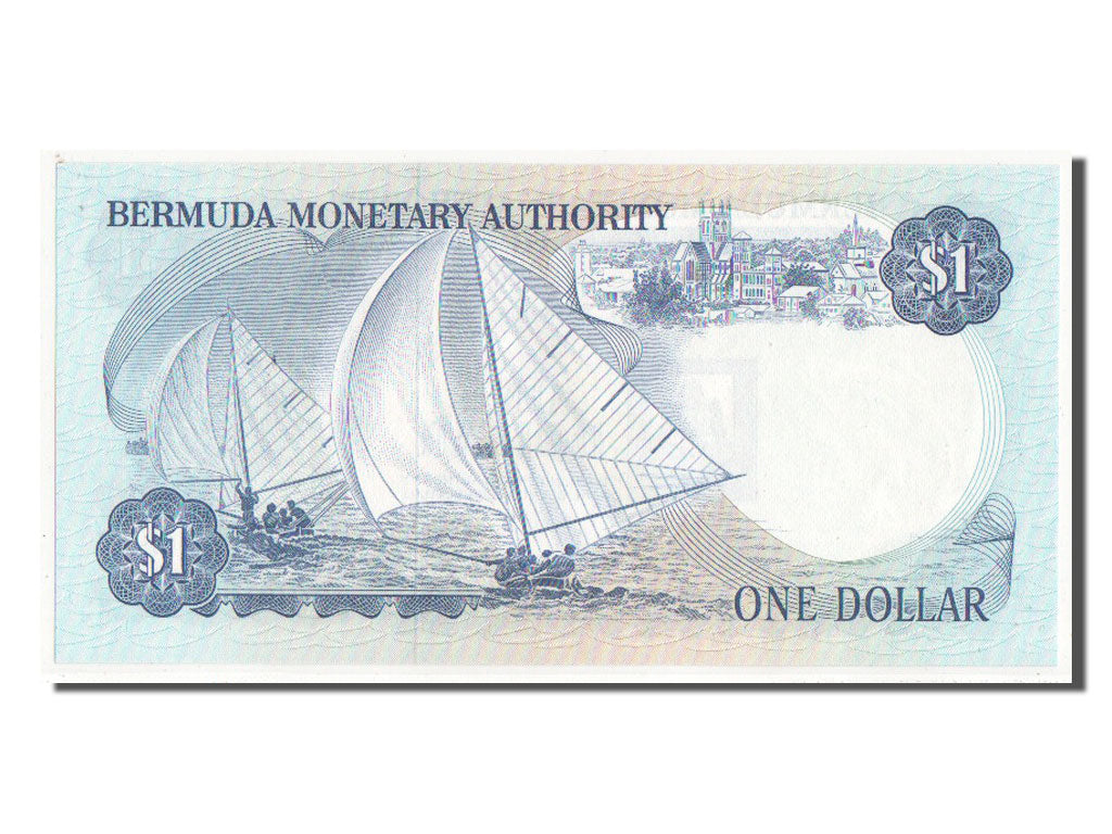 Bermuda, 1 Dollar, 1982, KM #28b, UNC(63), A/6098615