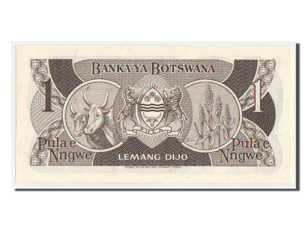 Botswana, 1 Pula, KM #6a, UNC(65-70), A/2551842