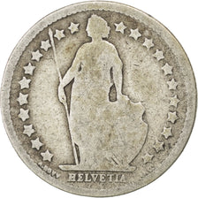SWITZERLAND, 1/2 Franc, 1879, Bern, KM #23, VG(8-10), Silver, 18.2, 2.25