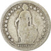SWITZERLAND, 1/2 Franc, 1879, Bern, KM #23, VG(8-10), Silver, 18.2, 2.25