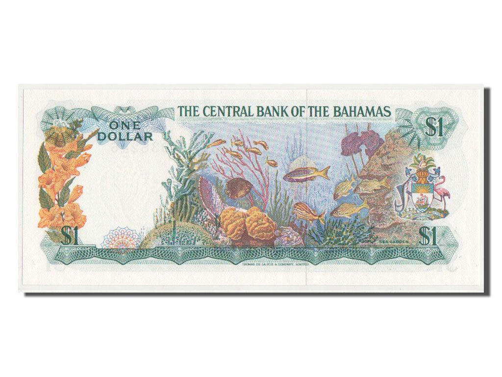 Bahamas, 1 Dollar, KM #35a, UNC(64), K/1338246