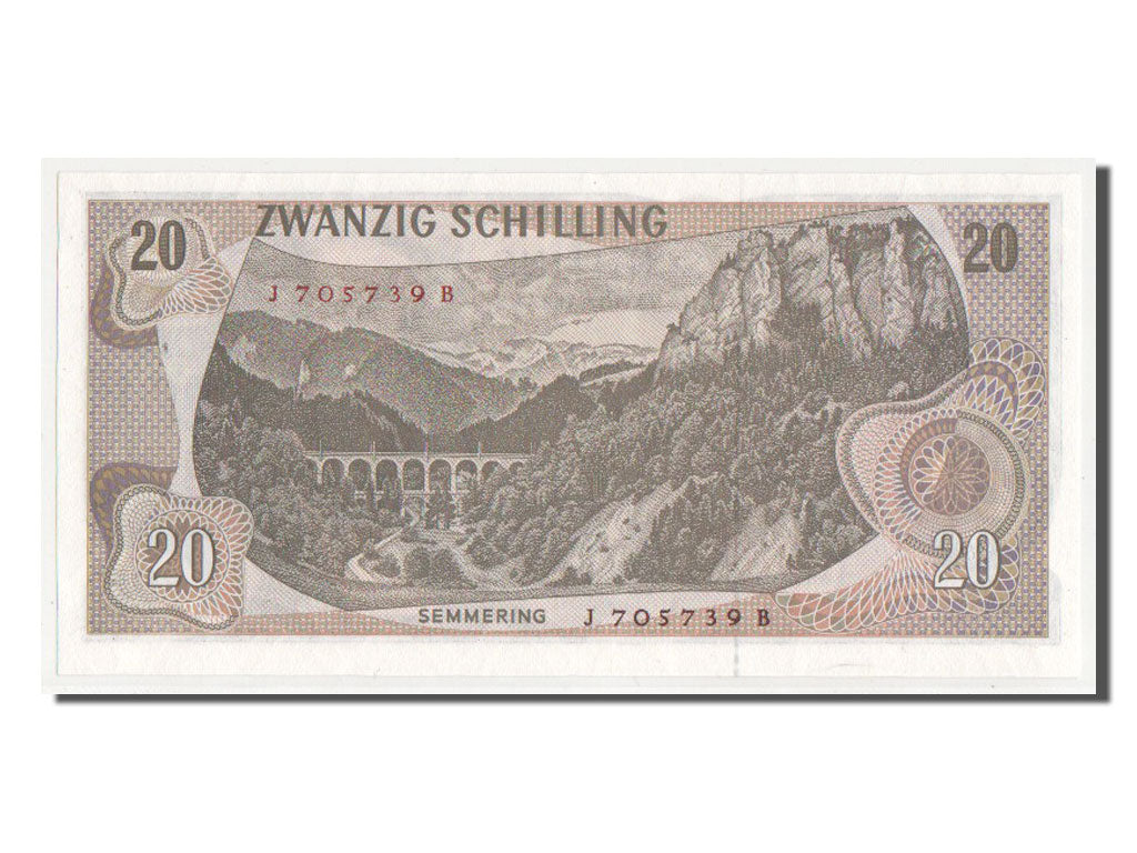 Billete, 20 Schilling, 1967, Austria, SC+