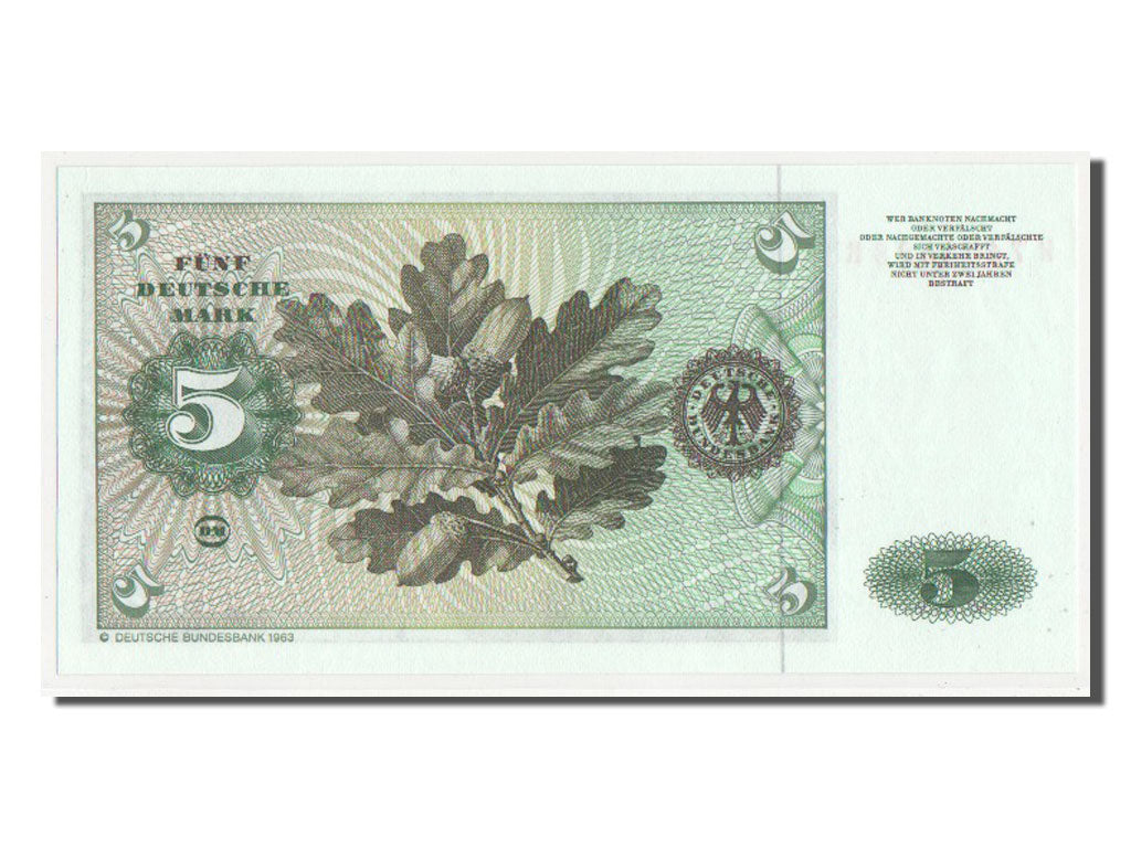 Allemagne, 5 Deutsche Mark type 1970-80, Pick 30b