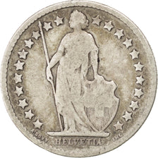 SWITZERLAND, 1/2 Franc, 1900, Bern, KM #23, VF(20-25), Silver, 18.2, 2.35