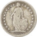 SWITZERLAND, 1/2 Franc, 1900, Bern, KM #23, VF(20-25), Silver, 18.2, 2.35
