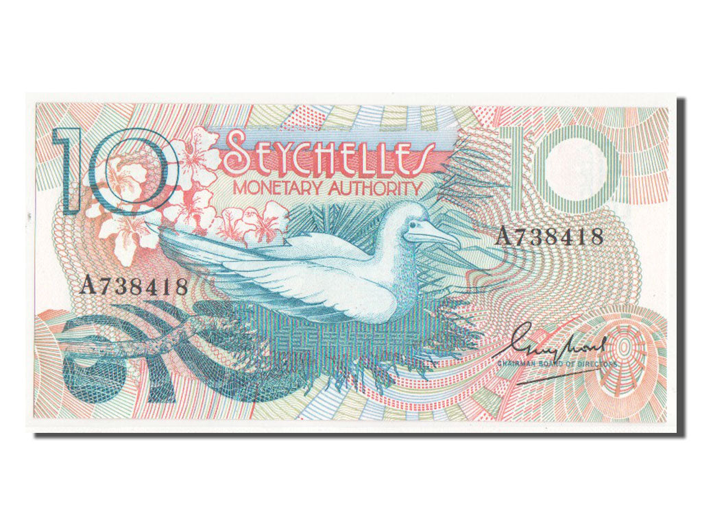 Seychelles, 10 Rupees, KM #23a, UNC(63), A738418