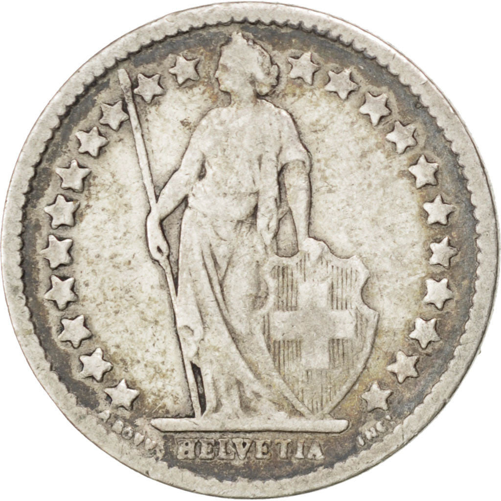 Coin, Switzerland, 1/2 Franc, 1903, Bern, VF(30-35), Silver, KM:23
