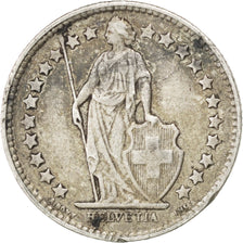 SWITZERLAND, 1/2 Franc, 1907, Bern, KM #23, EF(40-45), Silver, 18.2, 2.53