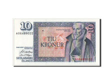 Billet, Iceland, 10 Kronur, 1961, NEUF