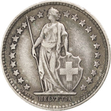 Svizzera, 1/2 Franc, 1908, Bern, BB, Argento, KM:23