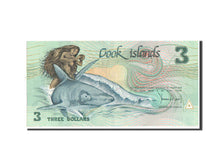 Geldschein, Cookinseln, 3 Dollars, UNZ