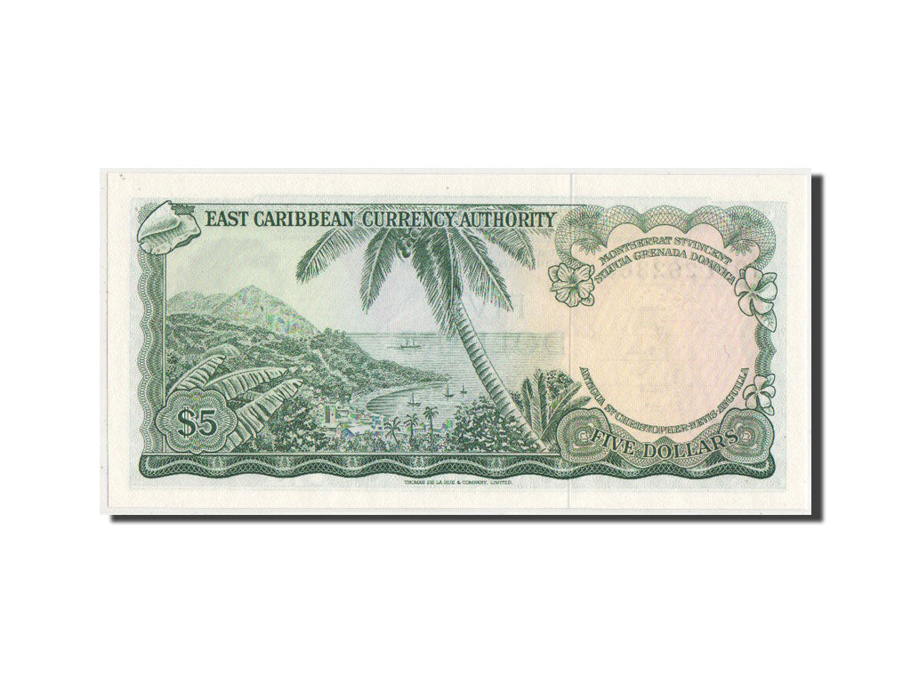 Banknote, East Caribbean States, 5 Dollars, UNC(63)
