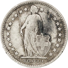 Coin, Switzerland, 1/2 Franc, 1914, Bern, EF(40-45), Silver, KM:23