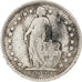 Coin, Switzerland, 1/2 Franc, 1914, Bern, EF(40-45), Silver, KM:23