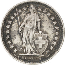 SWITZERLAND, 1/2 Franc, 1916, Bern, KM #23, EF(40-45), Silver, 18.2, 2.53