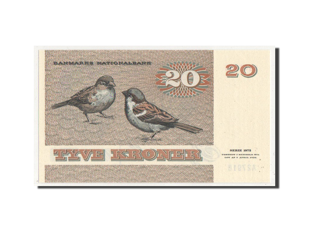 Banknote, Denmark, 20 Kroner, 1979, UNC(65-70)