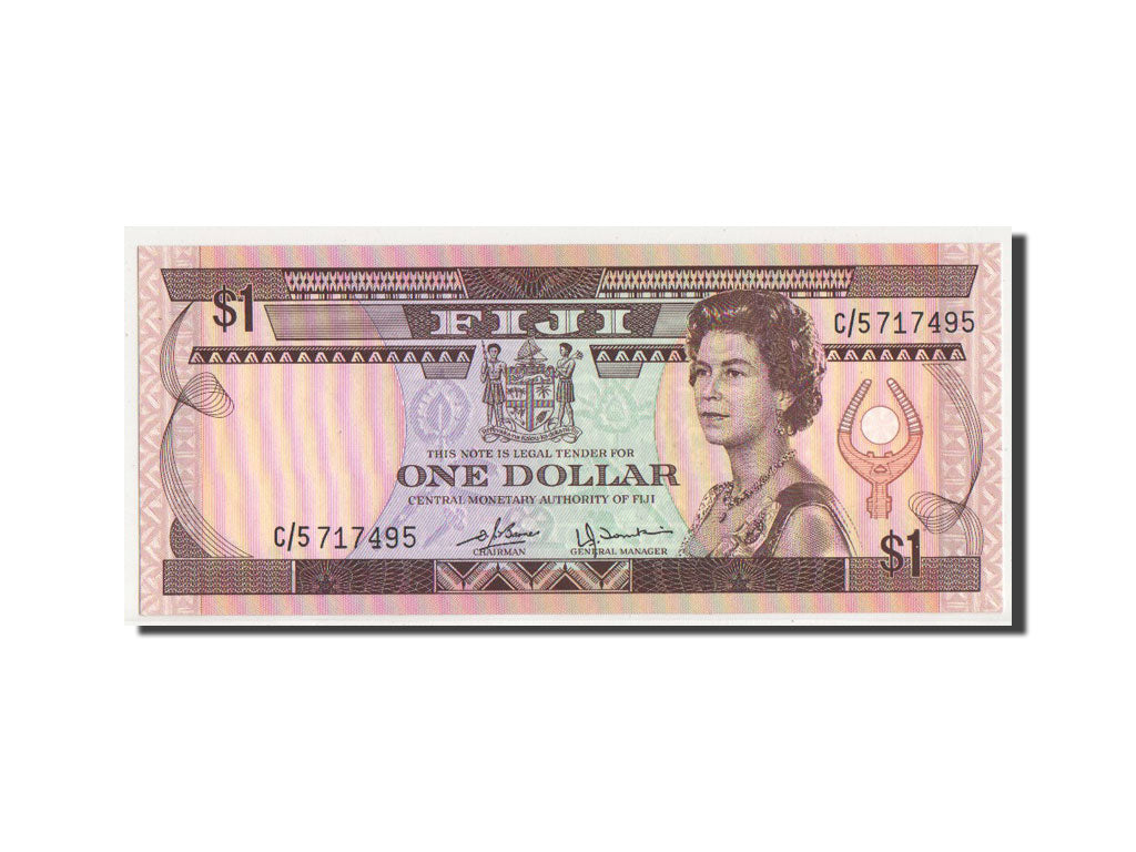 Fiji, 1 Dollar, KM #76a, UNC(64), C/5717495