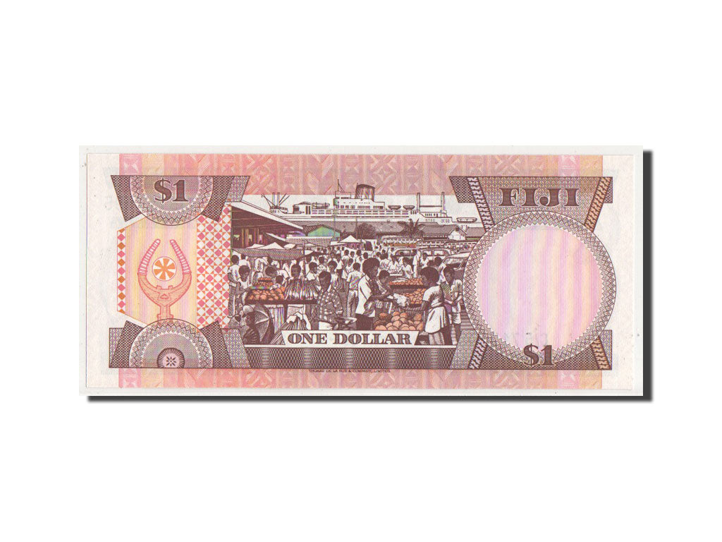 Fiji, 1 Dollar, KM #76a, UNC(64), C/5717495