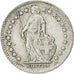 Coin, Switzerland, 1/2 Franc, 1944, Bern, EF(40-45), Silver, KM:23