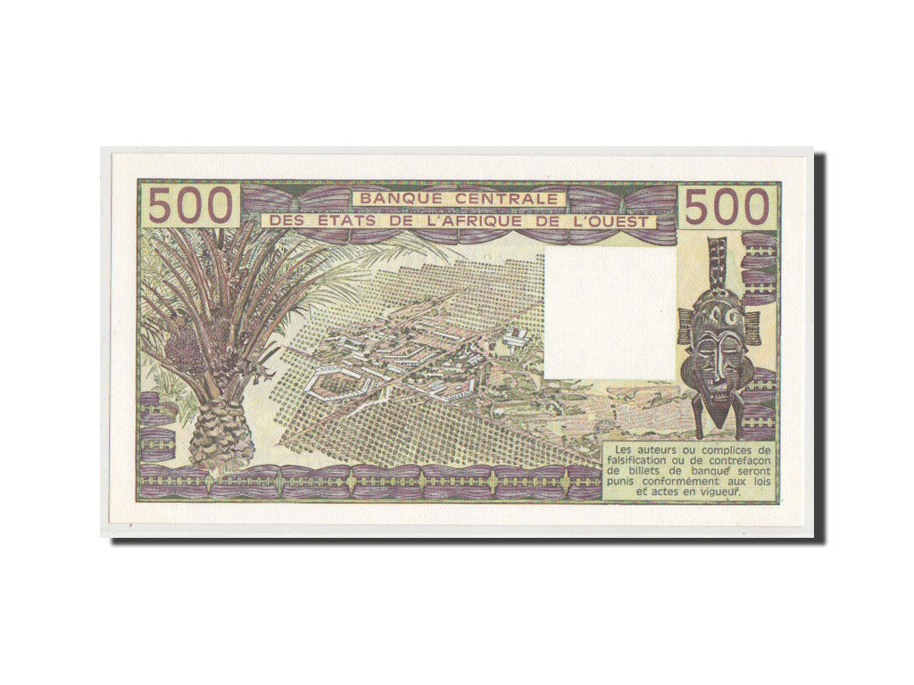 West African States, 500 Francs, 1985, KM #106Ai, UNC(64)