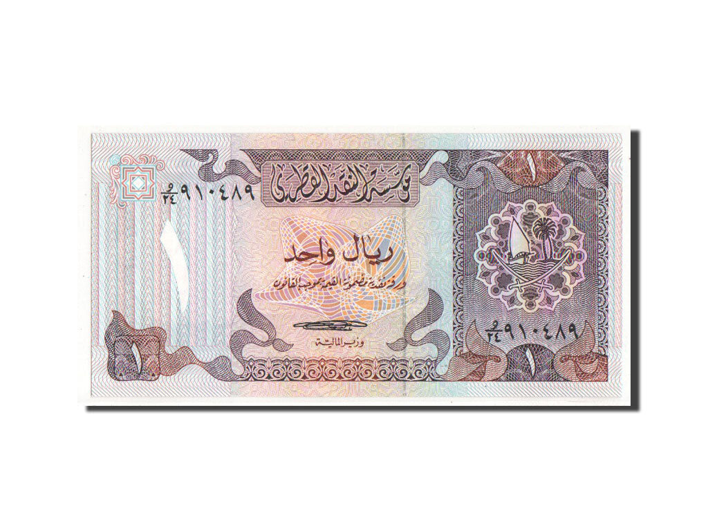 Qatar, 1 Riyal, KM #13a, UNC(64)