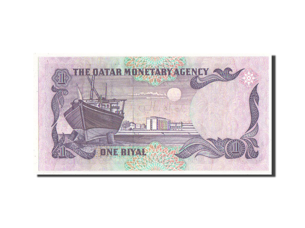 Qatar, 1 Riyal, KM #13a, UNC(64)