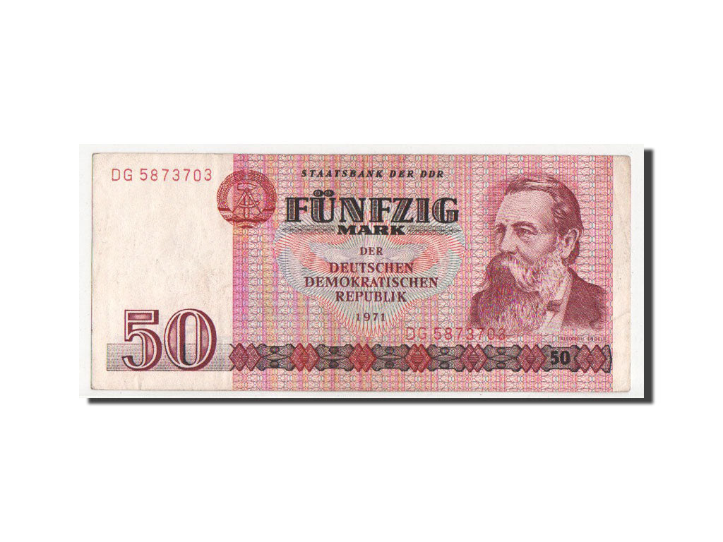 Germany - Democratic Republic, 50 Mark, 1971, KM #30a, AU(55-58), DG5873703