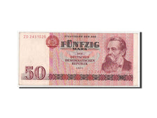 Banknote, Germany - Democratic Republic, 50 Mark, 1971, AU(55-58)