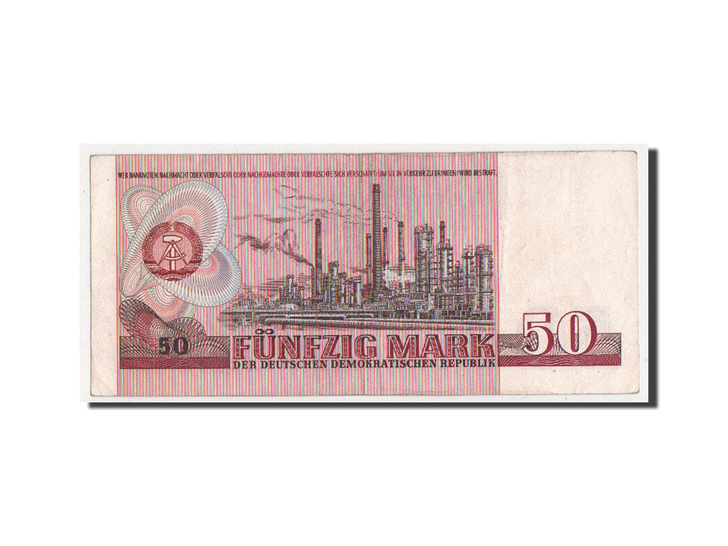 Banknote, Germany - Democratic Republic, 50 Mark, 1971, AU(55-58)