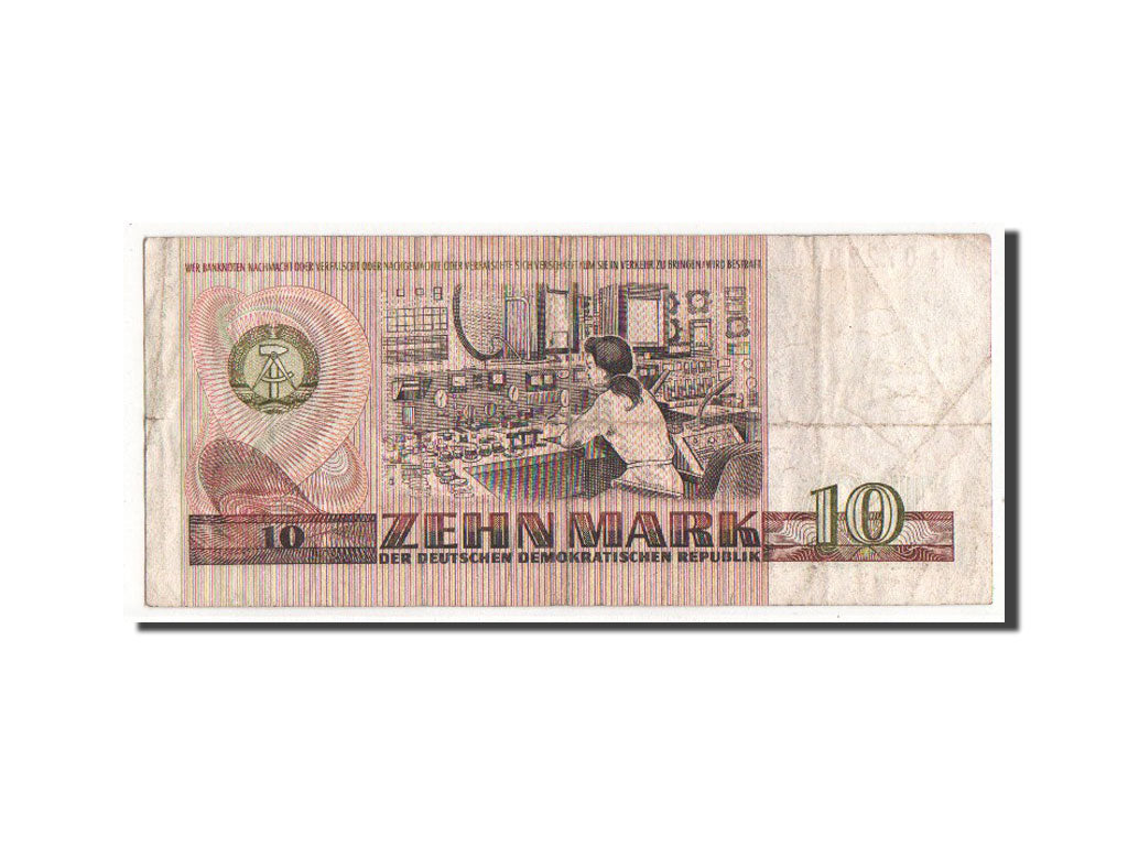Germany - Democratic Republic, 10 Mark, 1971, KM #28b, VF(20-25), DP0722930
