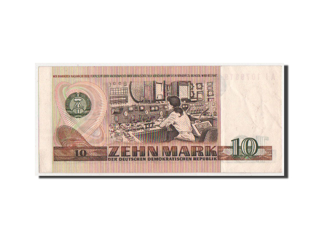 Germany - Democratic Republic, 10 Mark, 1971, KM #28b, EF(40-45), AI1079819
