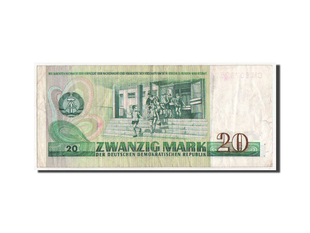 Germany - Democratic Republic, 20 Mark, 1975, KM #29a, EF(40-45), CM807925