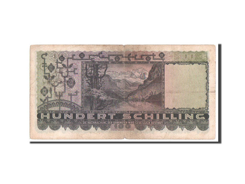 Austria, 100 Schilling, 1947, KM #124, EF(40-45), 5916701007