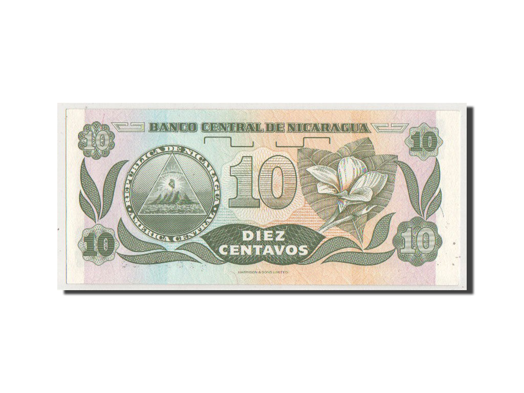 Banknote, Nicaragua, 10 Centavos, UNC(63)